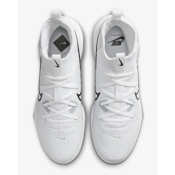 Nike Alpha Huarache NXT MCS White Baseball Cleats DJ6519-100 Mens Size 9